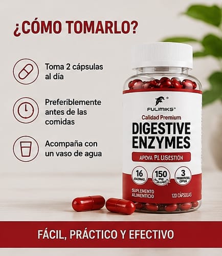 PHYSICIAN’S CHOICE DIGESTIVE ENZYMES + MASCARILLA