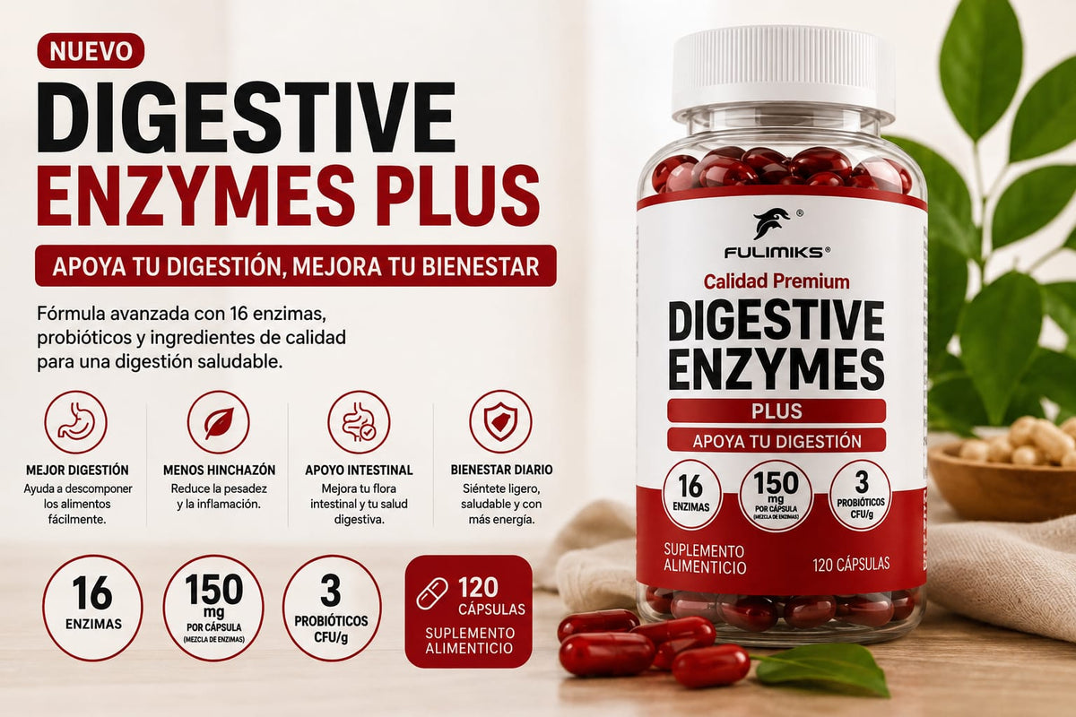 PHYSICIAN’S CHOICE DIGESTIVE ENZYMES + MASCARILLA