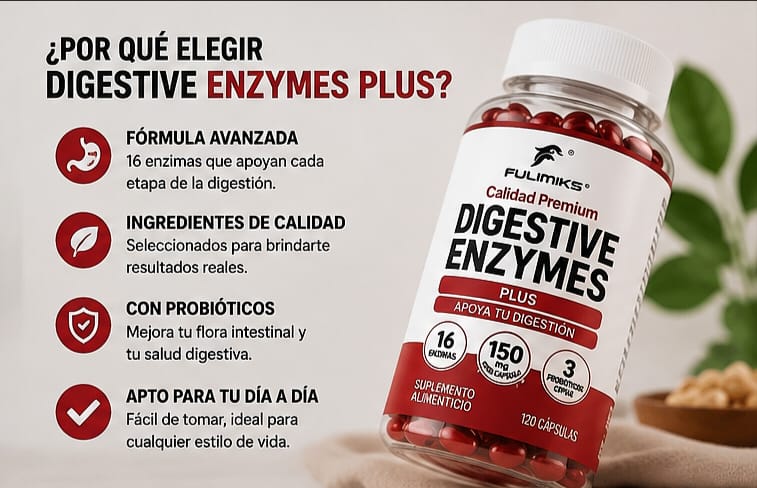 PHYSICIAN’S CHOICE DIGESTIVE ENZYMES + MASCARILLA