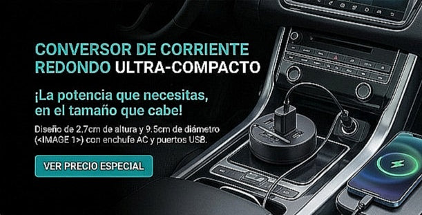 POWERDRIVE PRO | CONVERTIDOR DE CORRIENTE PARA AUTO 🚗